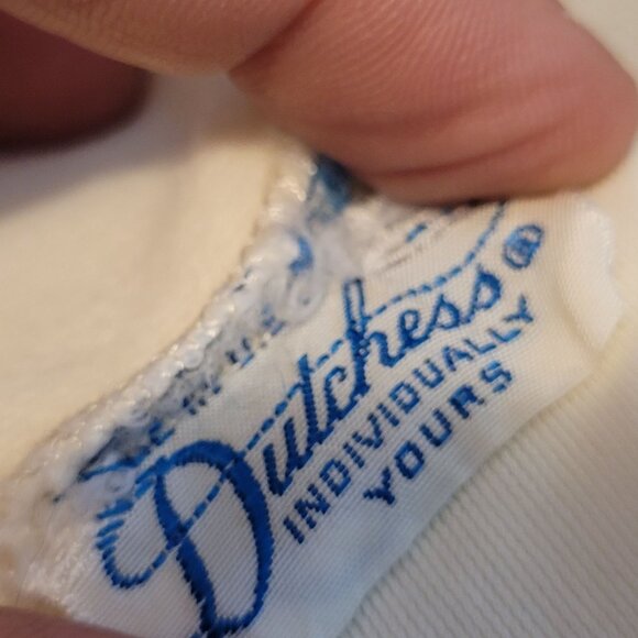 Vintage Nightgown Robe Set Women Size 13 Embroidered Flowers Hearts Tie Waist - Picture 5 of 16